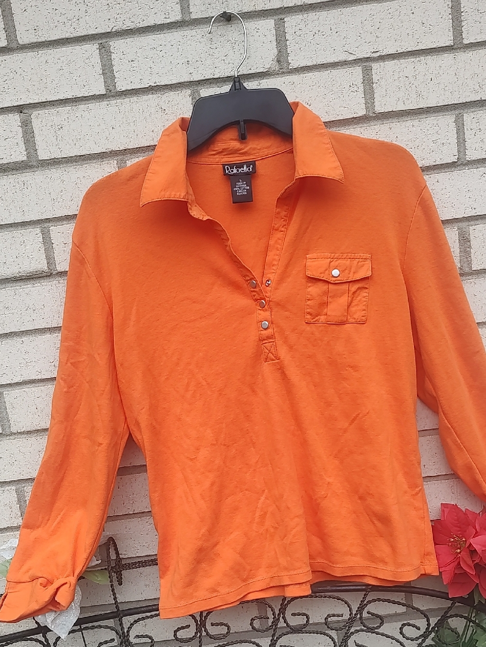 Rafaella Orange Top - Picture 4 of 9